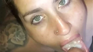 8am eastern morning first cum of the day in her thonge